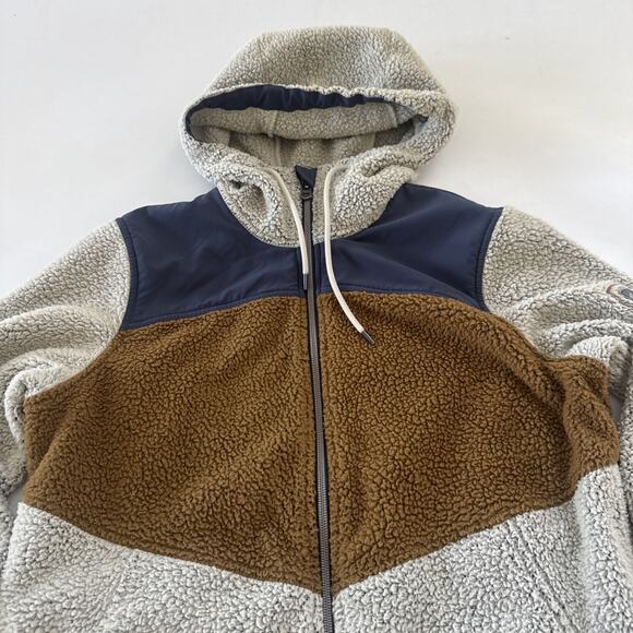 Kuhl Jacket Prism Jacket Womens MEDIUM Hoodie Fleece Sherpa Colorblock 4429 - Picture 2 of 9